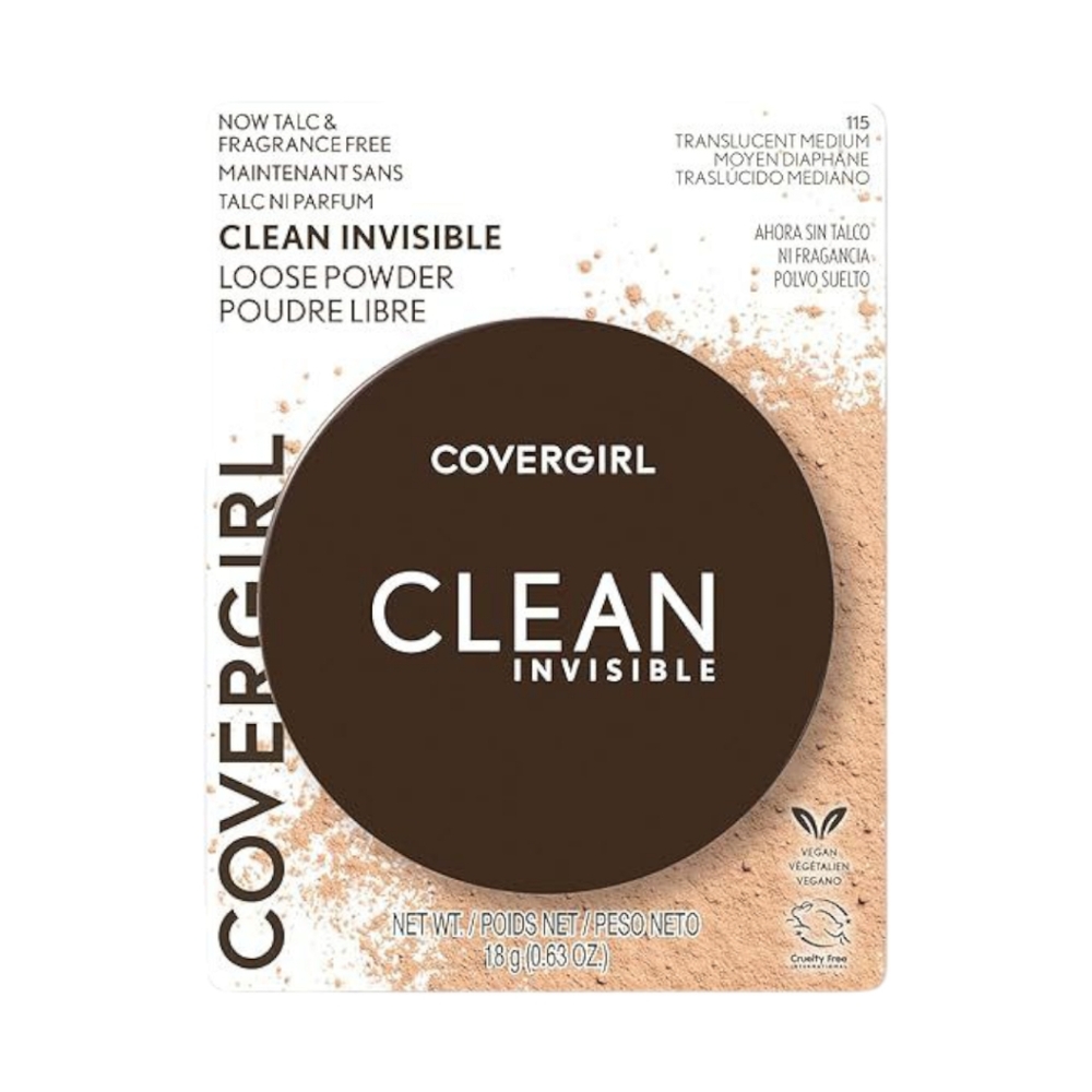 Covergirl Clean Invisible Loose Powder - 115 Translucent Medium